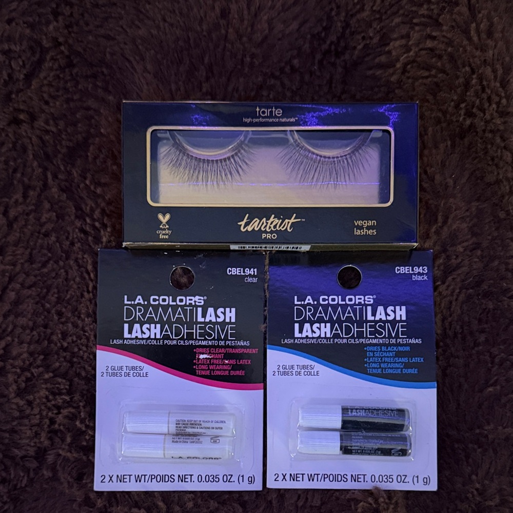 Tarteist Pro Vegan Lashes with Adhesive Duo in clear and black